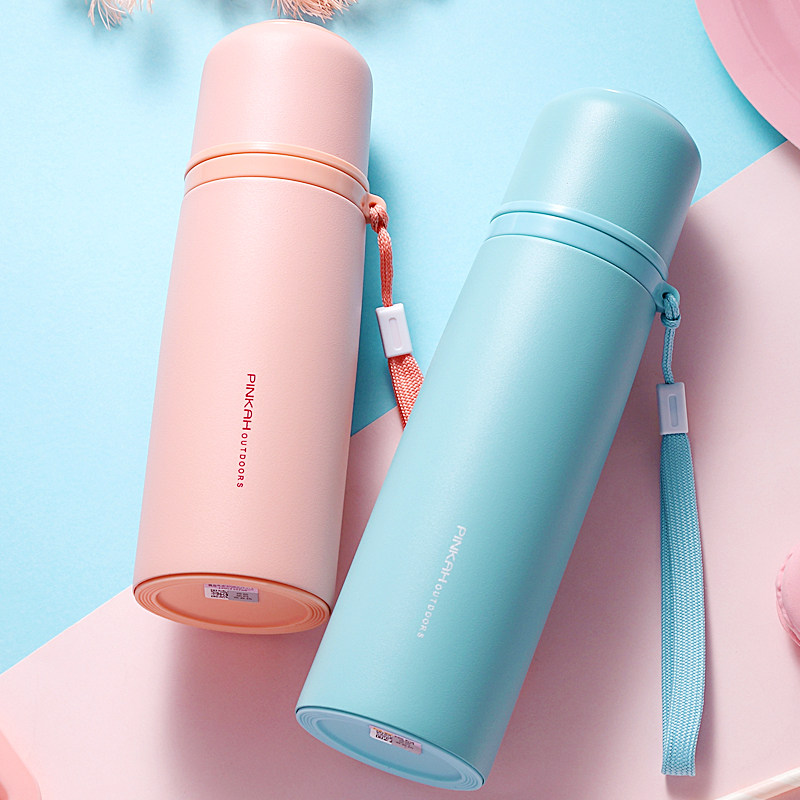 子弹头男女生便携保温杯高颜值学生简约实用水杯子小清新outdoor