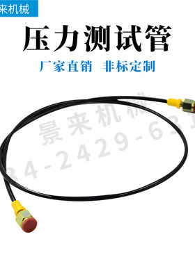 压力表线管测压软管总成仪表管接头高压油管63mpa连接管DN3