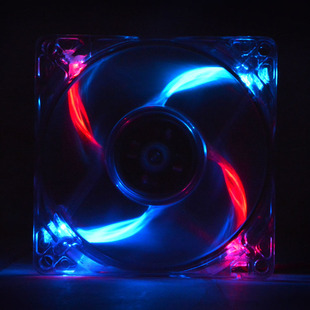 12v 机箱风扇 0.19A 电源 8025超静音发光风扇 GTG cpu主板 8厘米