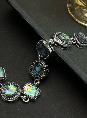 铜合金复古不规则手链8303