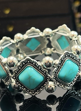 铜合金高级感弹力绳手链8208