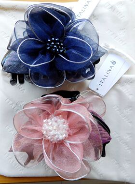 新款 伊泰莲娜专柜正品头饰发饰发夹盘发抓夹 2500012 纯手工