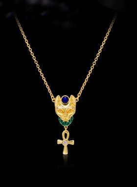 复古埃及风尼罗河之歌项链女小众设计轻奢精致独特个性高级锁骨链