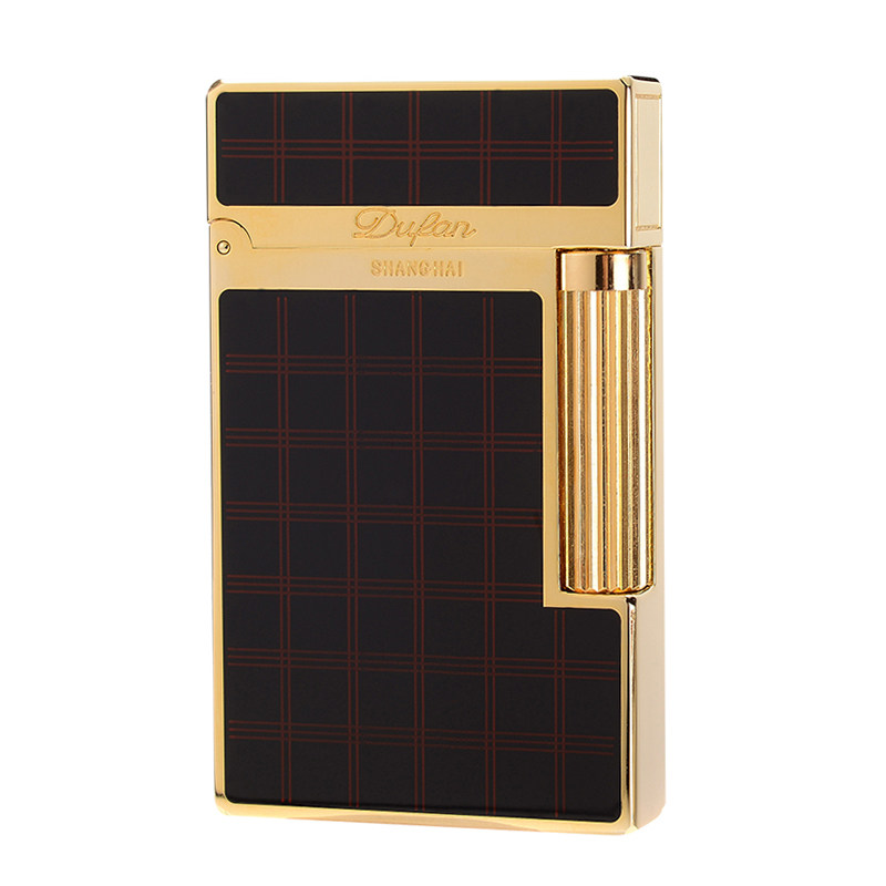 法国Dufan都梵朗声充气打火机原装正品漆面纯铜男士刻字礼品定制