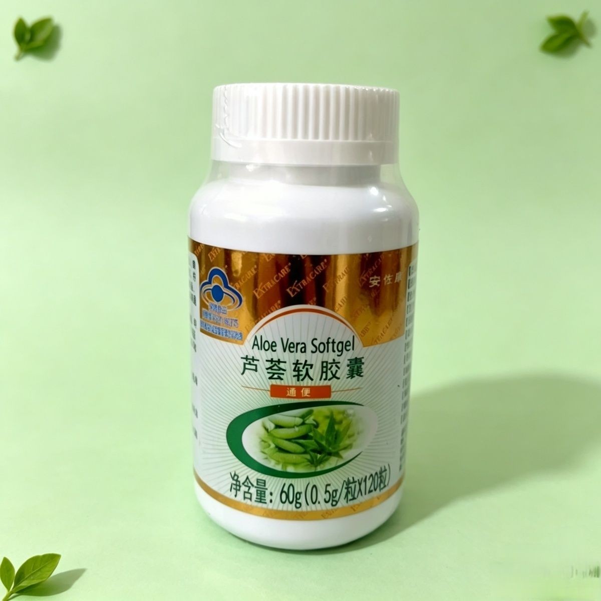 莱蒂菲安佐康芦荟软胶囊 120粒 产品编号:8508