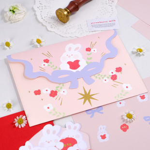 Flower 男友女友情书母亲节礼物手写信 dance原创浪漫信封信纸套装