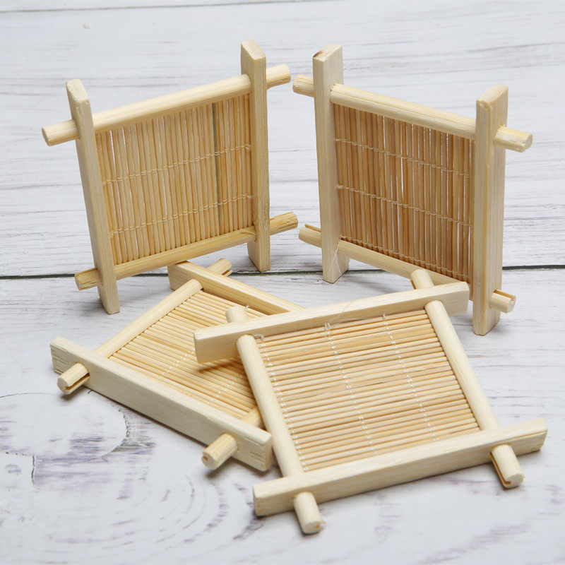 方形竹垫 拍照拍摄道具 网店影棚摄影道具 复古拍摄背景 摆件饰品