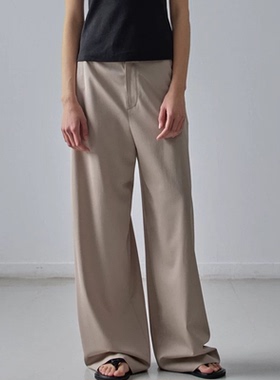 nothing written休闲裤女2025夏季新款高腰显瘦百搭直筒裤阔腿裤