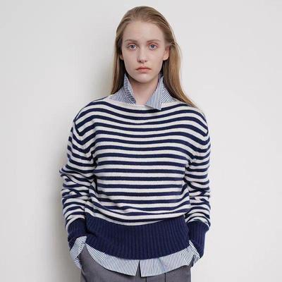 MOONDAL羊毛85%羊绒针织上衣