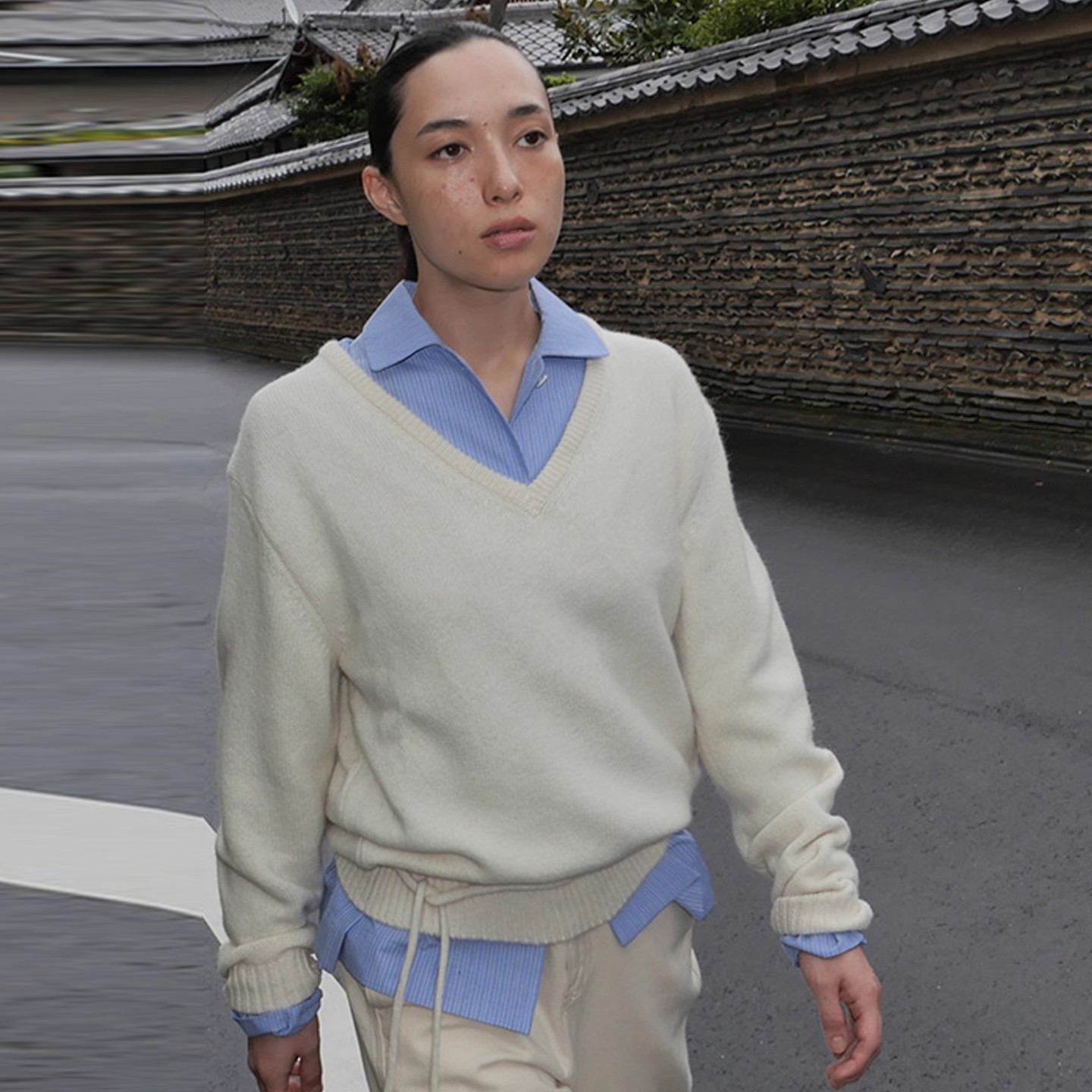 V领毛衣女秋冬新款高级感