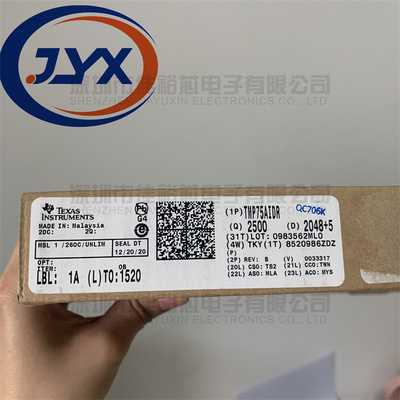 TMP75AIDR 全新原装 贴片SOP-8 温度传感器管理芯片 丝印:TMP75