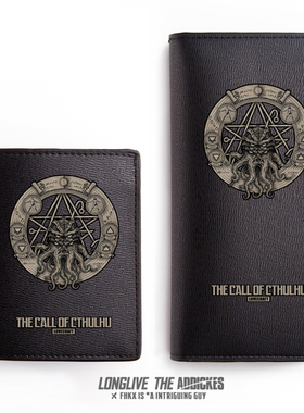 克苏鲁的呼唤神话小说个性周边钱包男女青少年Cthulhu旧日支配者