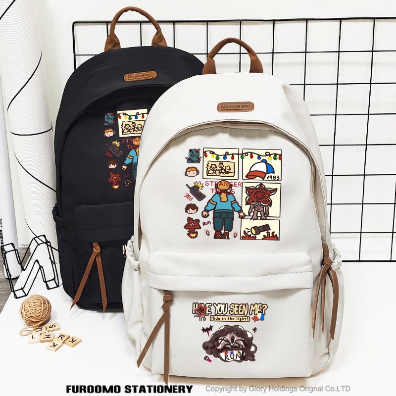 怪奇物语食人花周边礼物书包背包