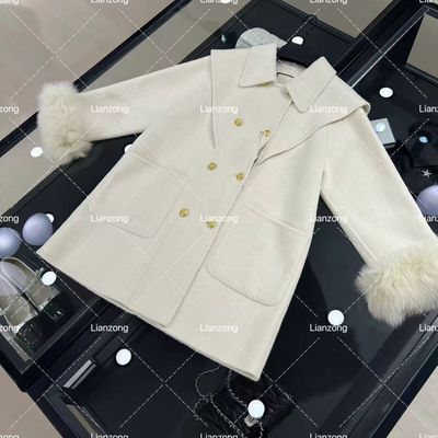 春秋款穿搭毛呢背心连衣裙千金风