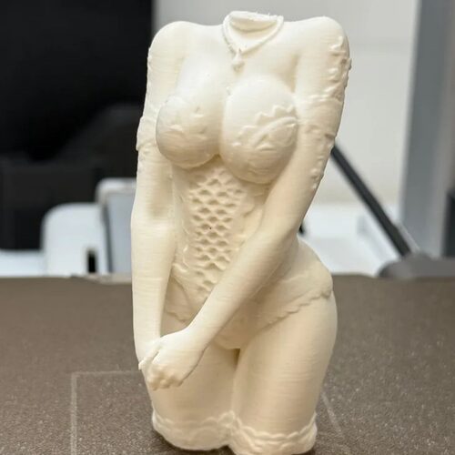感性女孩半身像树脂雕塑摆件