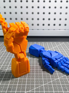 3D打印玩具赛博朋克机械手摆件可动关节手办模型桌面礼物