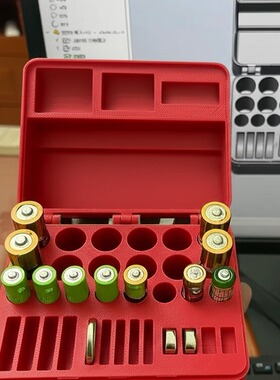 电池收纳盒5号7号电池储存18650电池盒21700保护盒多功能纽扣电池