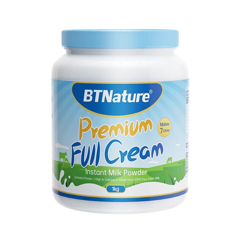 天猫溯源 澳洲BTNature贝特恩蓝胖子奶粉全脂脱脂低脂成人1kg微损怎么看?