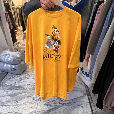 VOTUS韩国东大门代购2025夏款女装 时尚卡通印花宽松休闲短袖T恤