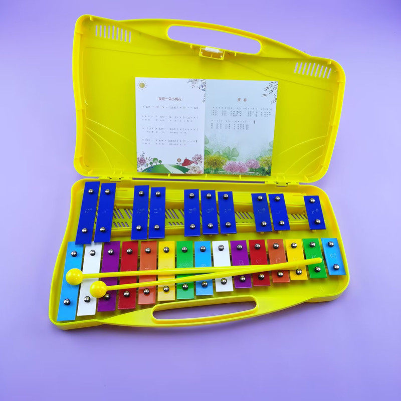 25音铁片琴奥尔夫打击乐器音乐玩个幼儿园早教音乐教具金属敲琴,玩具/童车/益智/积木/模型,敲琴,淘宝优惠券,粉丝福利购,淘宝优惠卷