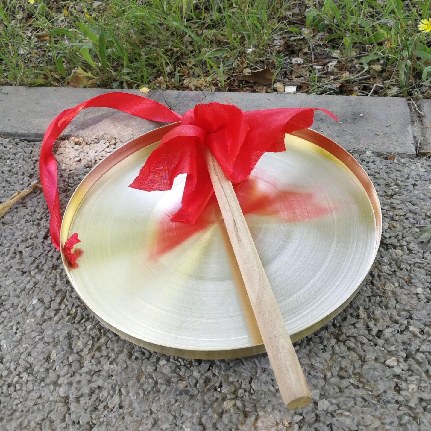 锣鼓镲三句半道具儿童幼儿园早教打击乐器黄铜铜锣加厚大锣