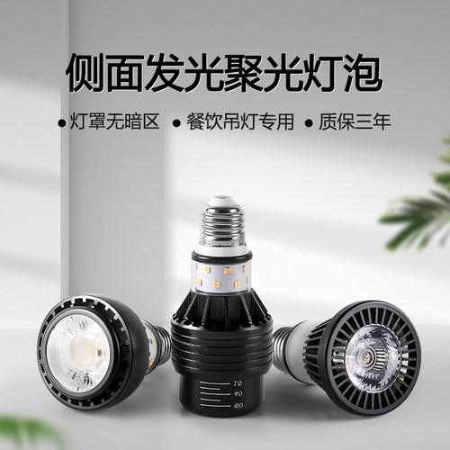 调焦聚光带侧发光超亮餐厅吊灯