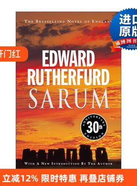 英文原版 Sarum 塞勒姆 爱德华·拉瑟福德 畅销英格兰历史小说 英文版 进口英语原版书籍