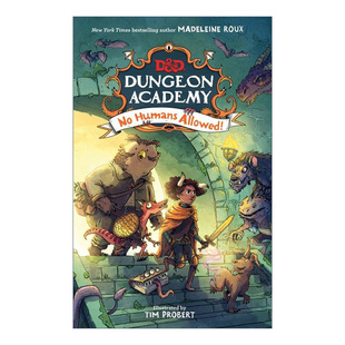 英文版 Dungeons&Dragons Dungeon Humans 龍與地下城 Allowed Academy 英文原版 進口英語書 地下城學(xué)院之人類禁止進入 章節(jié)書
