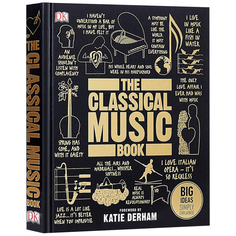 DK人类的思想百科丛书 古典音乐 The Classical Music Book Big Ideas Simply Explained 英文原版 DK百科 原版英语书籍