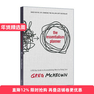 英文原版 The Essentialism Planner 精要主义规划簿 少做多得的90天指南 精要主义作者格雷戈·麦吉沃恩 精装 进口英语原版书籍