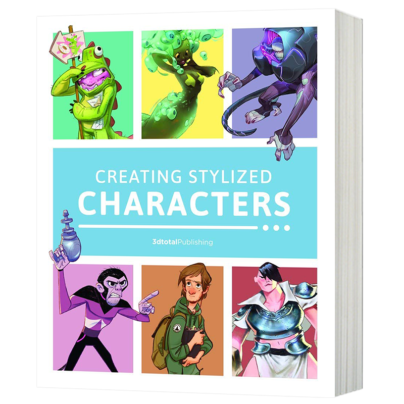 Creating Stylized Characters创造个性的绘画人物形象进口英文原版书籍