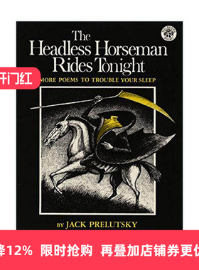 英文原版 The Headless Horseman Rides Tonight 无头骑士今夜骑行 诗歌 纽约时报插画图书 英文版 进口英语原版书籍