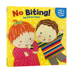 Karen 不要咬人 Katz 凯伦卡茨系列 英文书籍 幼儿良好行为养成绘本进口原版 Biting