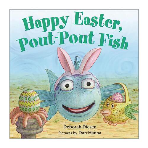 英文原版 Happy Easter Pout-Pout Fish 复活节快乐 噘嘴鱼 纸板书 英文版 进口英语原版书籍
