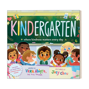 Vera Ahiyya 英文版 KINDergarten 进口英语书籍 精装 幼儿园 故事校园图画书插画儿童绘本 英文原版 课外阅读班级创建善意承诺