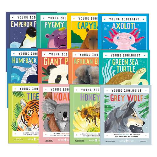 英文原版 Young Zoologist 小动物学家系列12册 儿童科普百科绘本精装 英文版 进口英语原版书籍