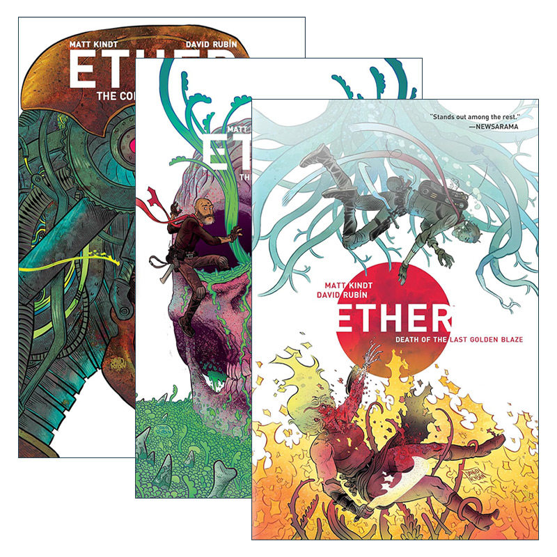 英文原版 Ether 苍穹系列3册 Dark Horse黑马漫画 Mind MGMT作者Matt Kindt 英文版 进口英语原版书籍