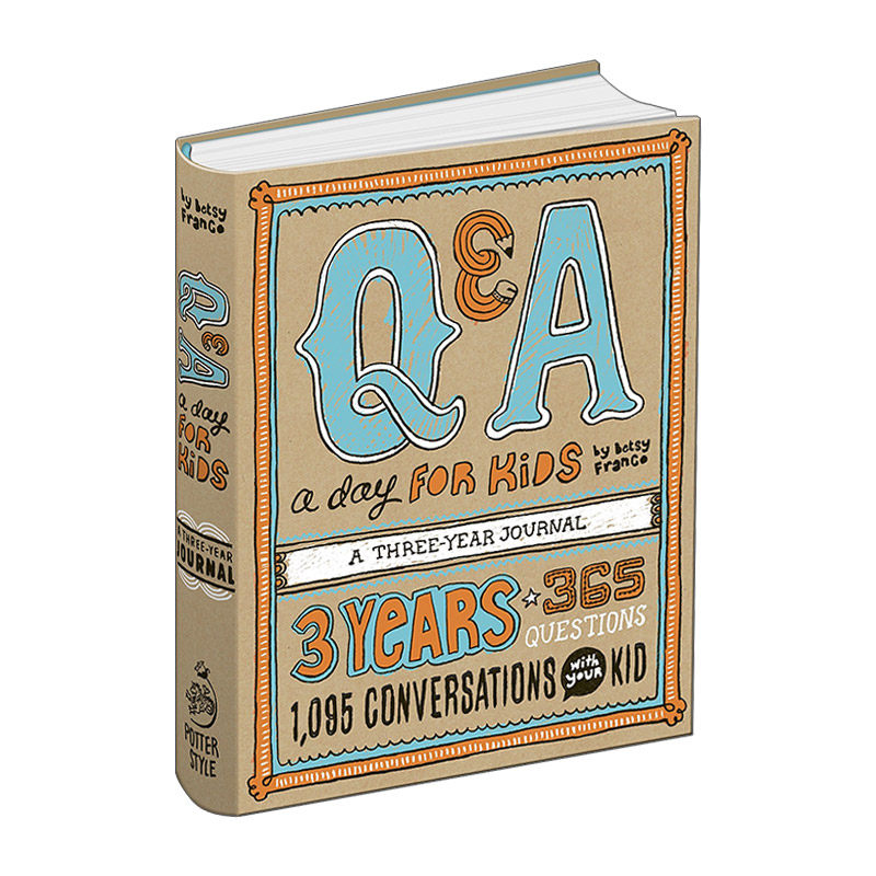 英文原版 q&a a day for kids a three-year journal 儿童每日问答