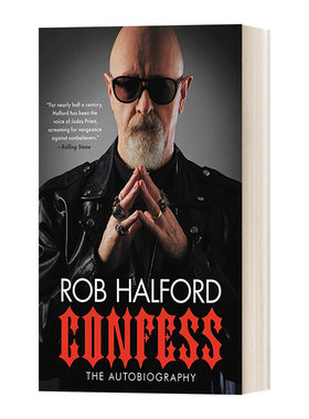 Confess 承认 重金属乐队犹大牧师主唱罗伯·哈弗德传记进口原版英文书籍