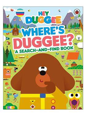 英文原版 Hey Duggee Where's Duggee 嗨道奇 道奇在哪里 趣味找找书 英文版 进口英语原版书籍