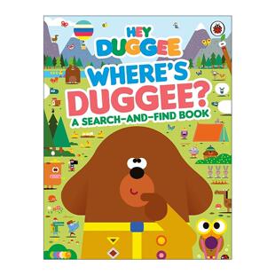 道奇在哪里 书籍 Duggee 进口英语原版 英文版 趣味找找书 嗨道奇 Where Hey 英文原版