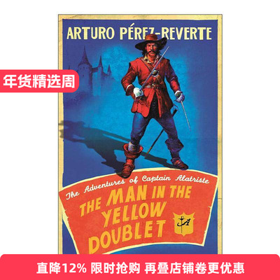 英文原版 The Cavalier in the Yellow Doublet 佣兵传奇5 电影原著 动作冒险历史小说 西班牙畅销小说 英文版 进口英语原版书籍