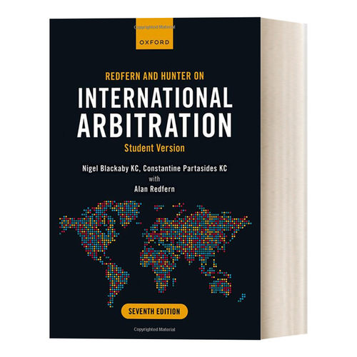 英文原版 Redfern and Hunter on International Arbitration 雷德芬和亨特的国际仲裁 英文版 进口英语原版书籍