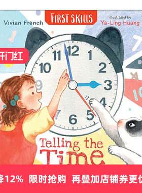 英文原版 Telling the Time with Anna First Skills 时间学习 和安娜一起报时 儿童启蒙认知绘本 英文版 进口英语原版书籍