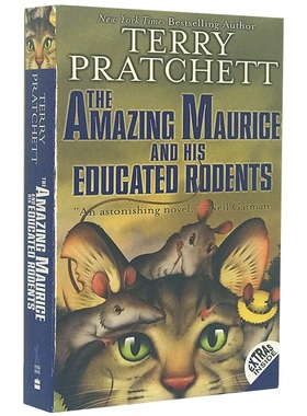 碟形世界 猫和少年魔笛手 Discworld The Amazing Maurice and His Educated Rodents 英文原版