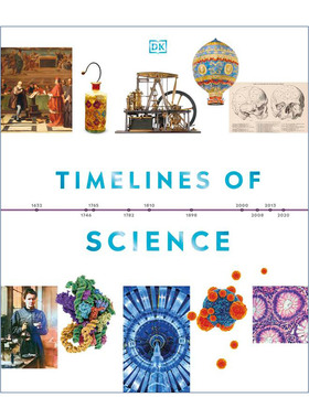 Timelines of Science 科学发展的时间轴 儿童科普百科精装进口原版英文书籍