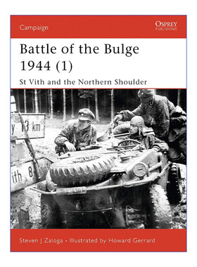 Battle of the Bulge 1944 (1) 二战1944阿登战役 卷一 战争历史系列进口英文原版书籍