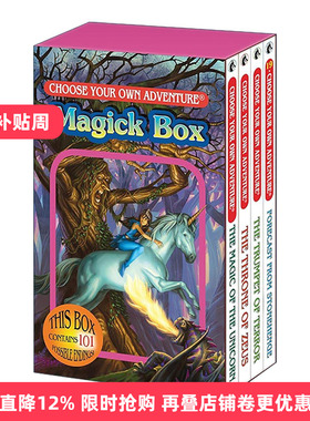 英文原版 Choose Your Own Adventure 4-Book Boxed Set Magick Box 惊险岔路口系列 魔法盒4册盒装套装 英文版 进口英语原版书籍