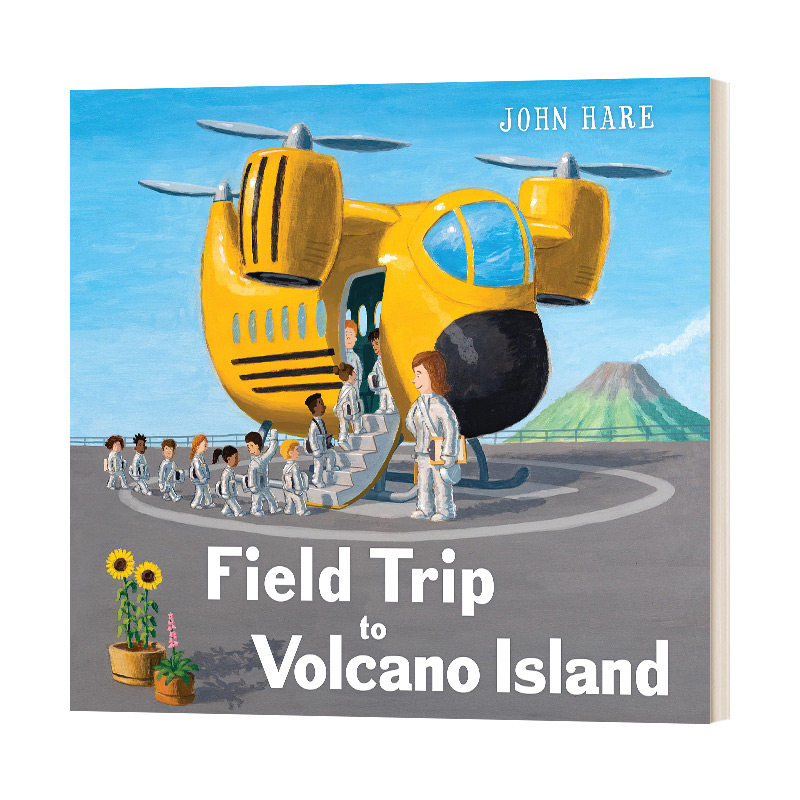 英文原版 Field Trip to Volcano 火山岛实地考察 儿童绘本 精装 Island Field Trip Adventures 英文版 进口英语原版书籍