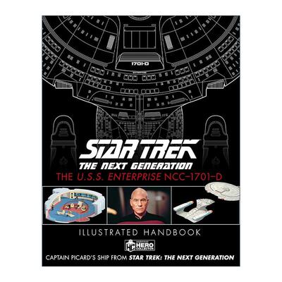 英文原版 Star Trek The Next Generation The U.S.S.Enterprise NCC-1701-D Illustrated Handbook星际迷航下一代 联邦星舰进取号